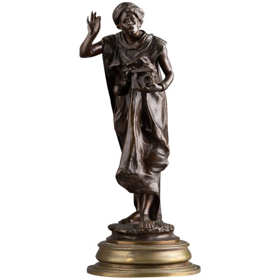 Orientalische Bronze Signiert Auguste Louis Lalouette (1826-1883)