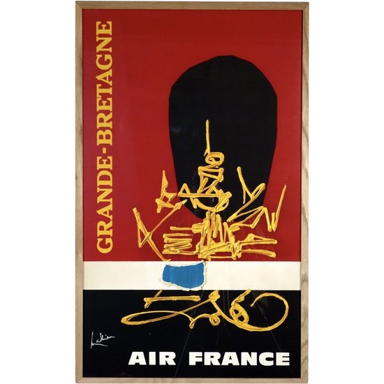 Air France Georges Mathieu-Plakat