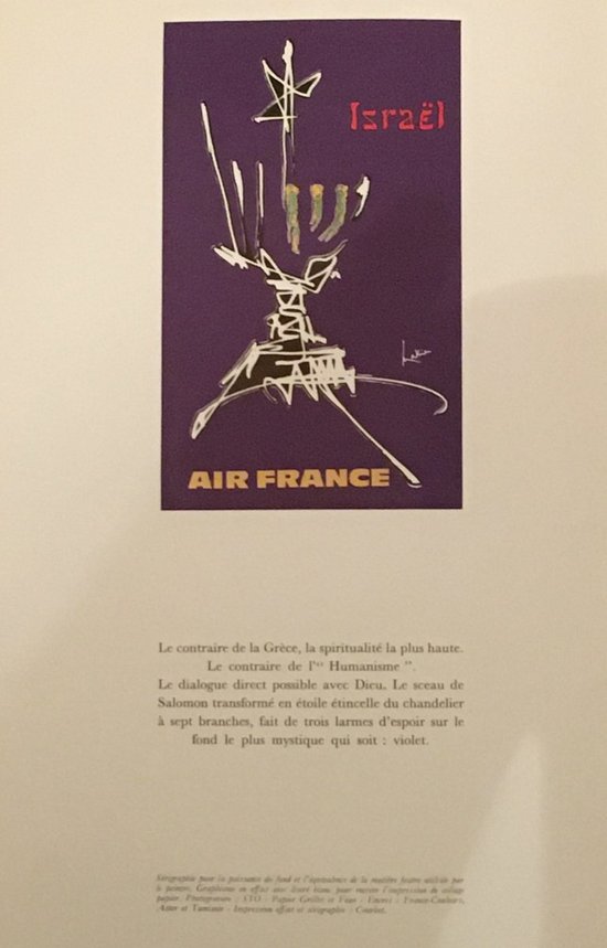 Affiche Air France Georges Mathieu