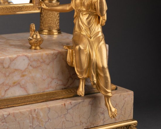 Empire Period Psyche Mirror, Early 19th Century