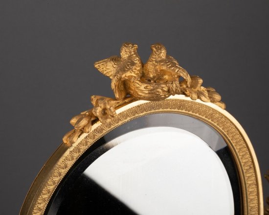 Empire Period Psyche Mirror, Early 19th Century