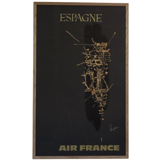 Air France Georges Mathieu Poster