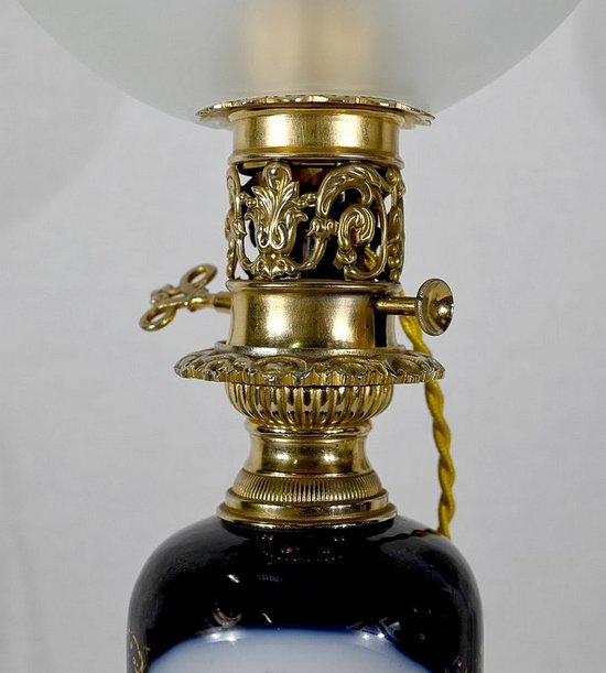 Pair of Neuburger-Lemonon lamps - End of XIXth century
