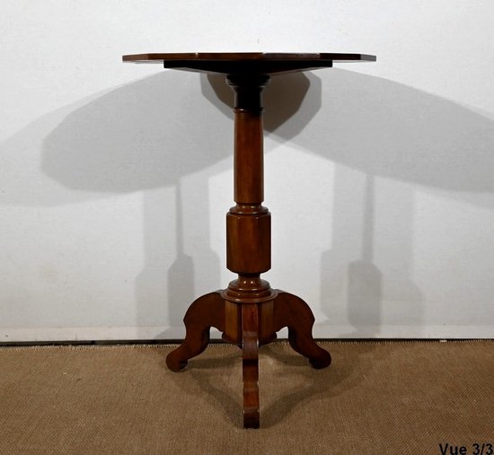 Petit Guéridon Tripode en Acajou, époque Restauration – 1ère partie du XIXe