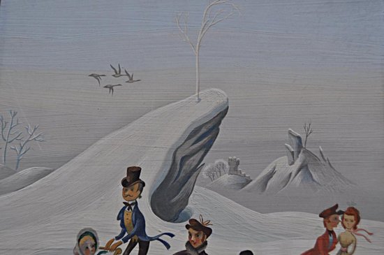 Gouache Sur Carton Signée Datée