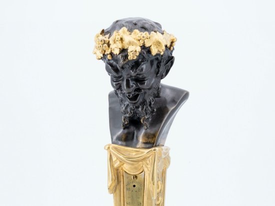 Thermomètre En Bronze. Restauration, XIXe Siècle