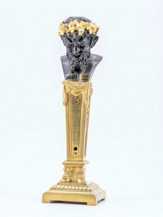 Thermomètre En Bronze. Restauration, XIXe Siècle