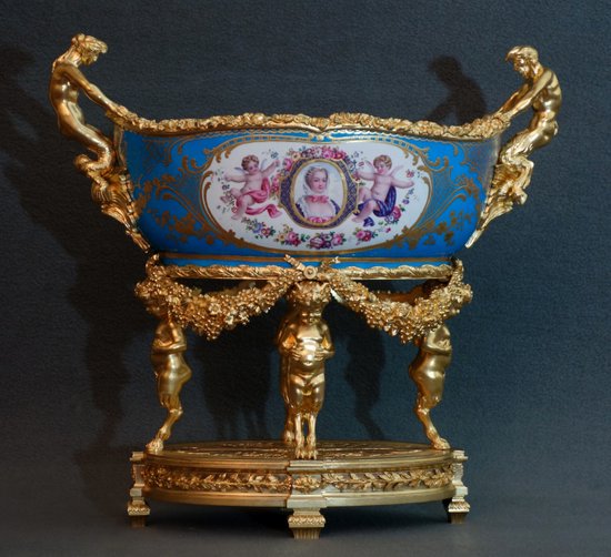 Basin In Sevres Mounted Mid 18th century