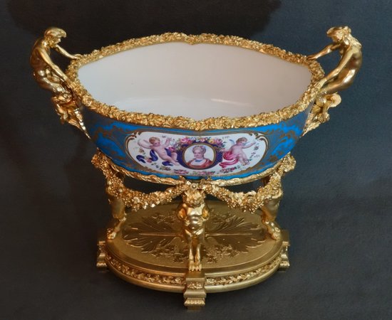 Basin In Sevres Mounted Mid 18th century
