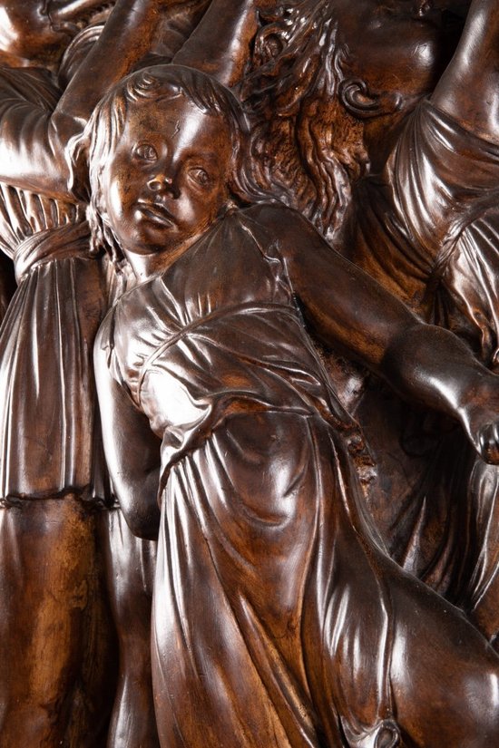 Intonaco dopo il primo pannello del coro di Luca Della Robbia per Santa Maria Novella a Firenze. Diciannovesimo esemplare