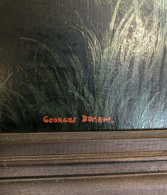 Oil On Canvas Signed Georges Braem (1931 - 1998)