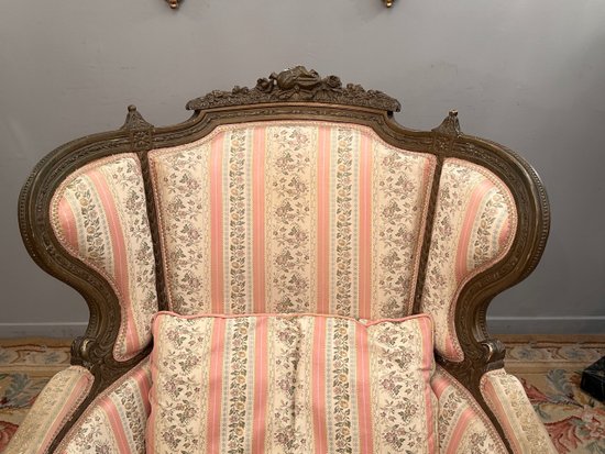  Louis XVI style bergerie with ears 19th century