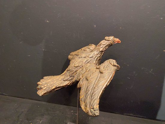 Wood carving representing the Holy Spirit