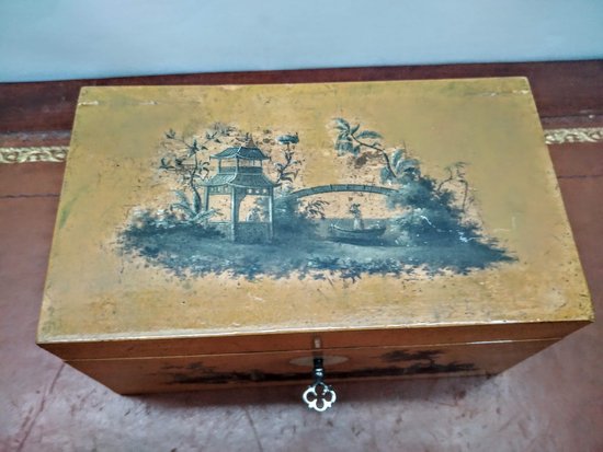 Boîte  thé, tea caddy.