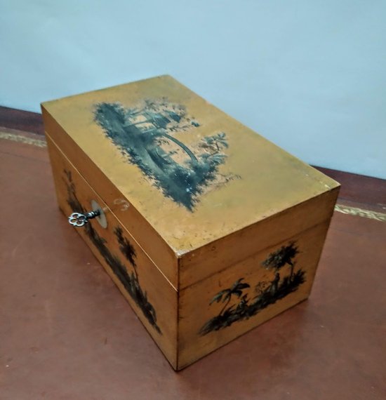 Boîte  thé, tea caddy.