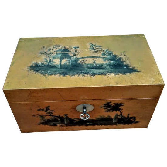 Boîte  thé, tea caddy.