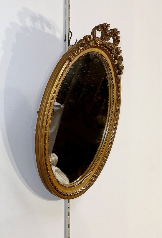 Miroir ovale Louis XVI – Début XXe