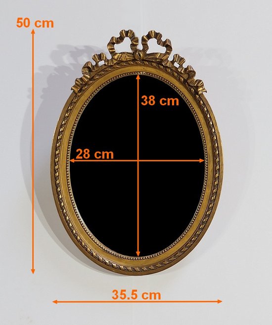 Miroir ovale Louis XVI – Début XXe