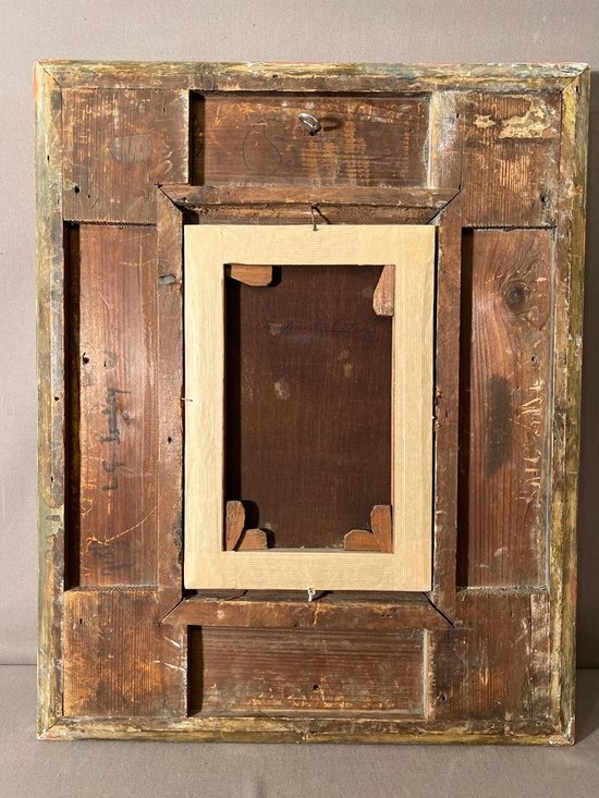tableau Huile sur toile fin de 18e début du XIXe siècle