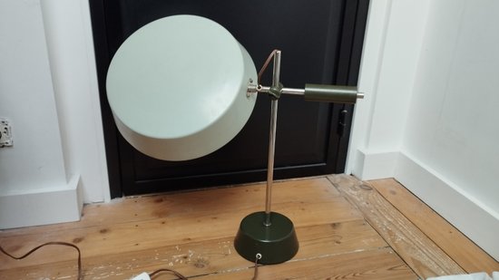 Lampe de bureau à système dans le gout Louis Kalff  circa 1960