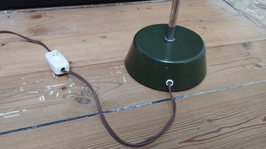 Lampe de bureau à système dans le gout Louis Kalff  circa 1960