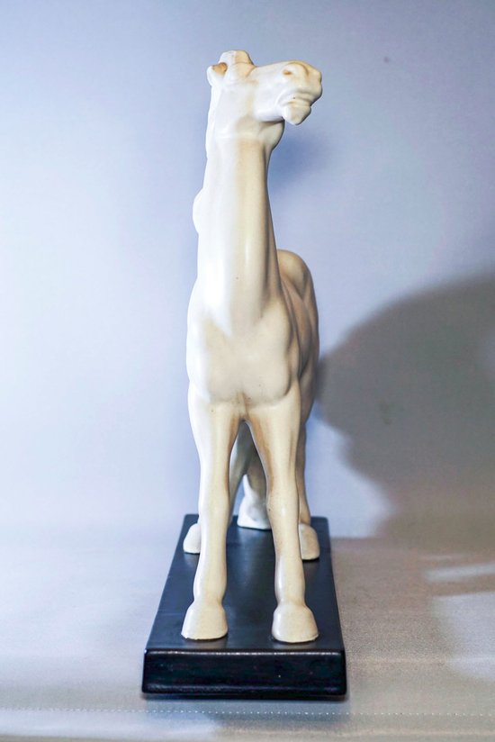 WHITE HORSE, LEMANCEAU ceramic