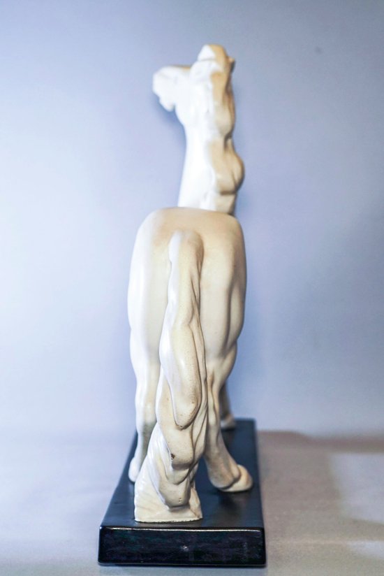 WHITE HORSE, LEMANCEAU ceramic