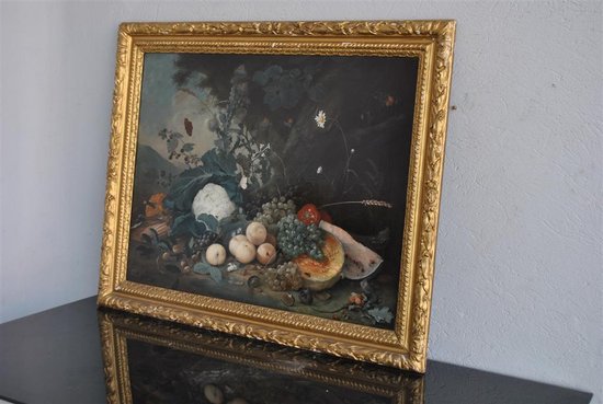 Grande natura morta con frutta e verdura Arthur Chaplin