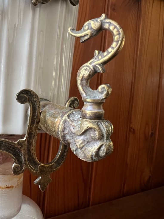 Antica caffettiera a sifone a pendolo Napoleon 3