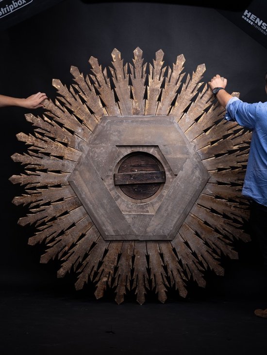 Sun Mirror In Golden Wood, 20th Century