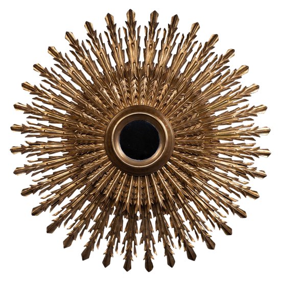 Sun Mirror In Golden Wood, 20th Century