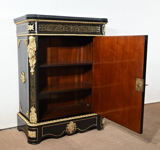 Meuble d’Appui en Poirier Noirci, époque Napoléon III – Milieu XIXe