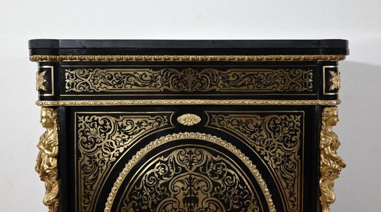 Meuble d’Appui en Poirier Noirci, époque Napoléon III – Milieu XIXe