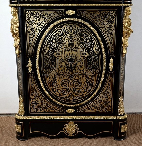 Meuble d’Appui en Poirier Noirci, époque Napoléon III – Milieu XIXe