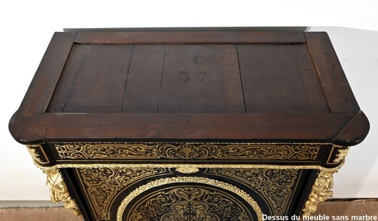 Meuble d’Appui en Poirier Noirci, époque Napoléon III – Milieu XIXe