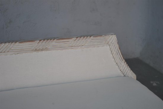 Empire Style Recamier In Lacquered Wood Swan Neck
