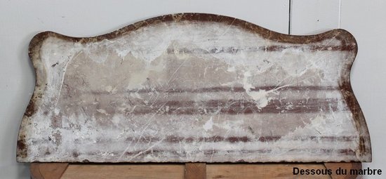 Console en Noyer Blond massif, de style Louis XV, époque Napoléon III - Milieu XIXe