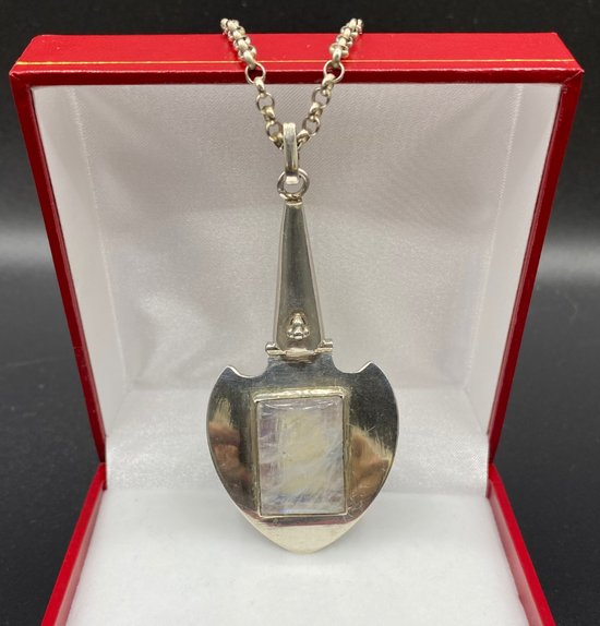 PENDENTE IN ARGENTO E LABRADORITE