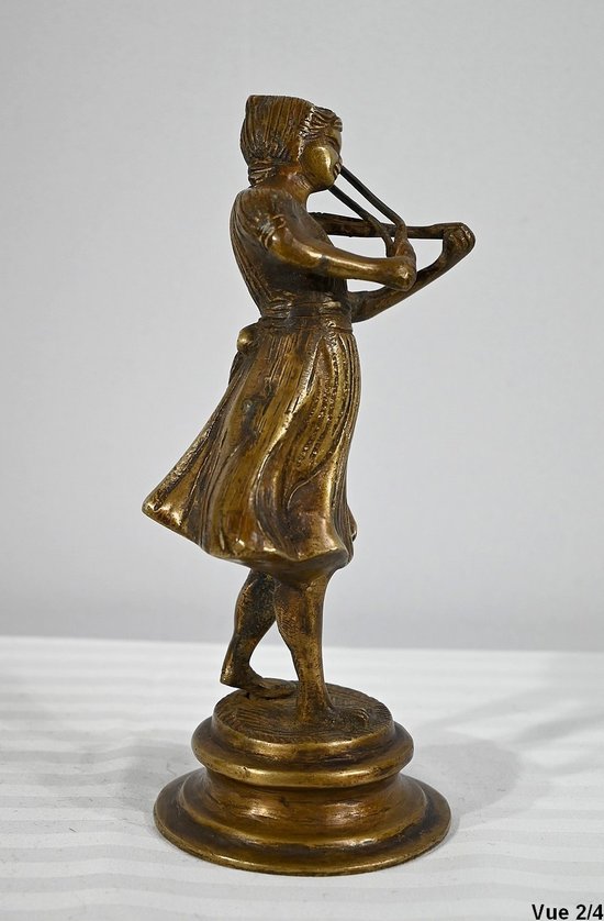 Bronzo "Il violinista" - Fine XIX secolo