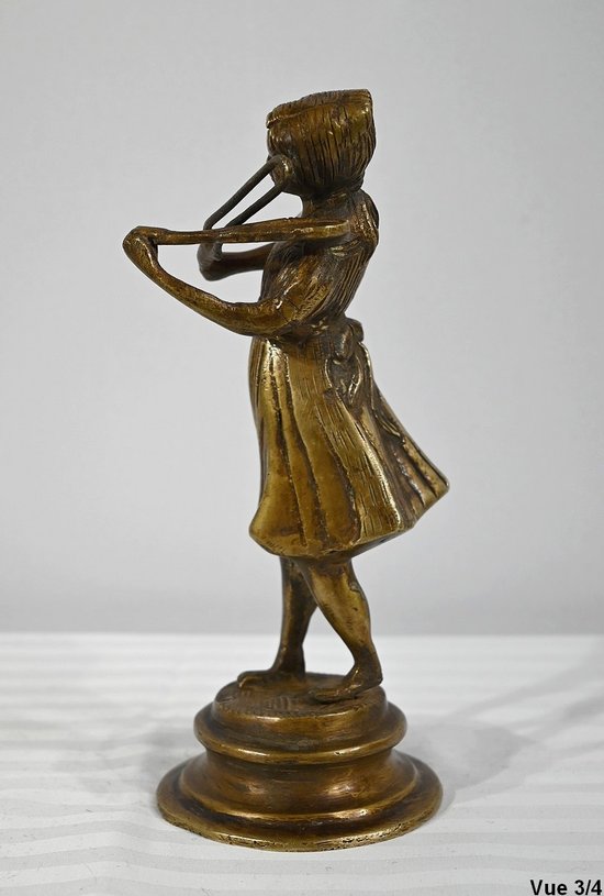 Bronzo "Il violinista" - Fine XIX secolo