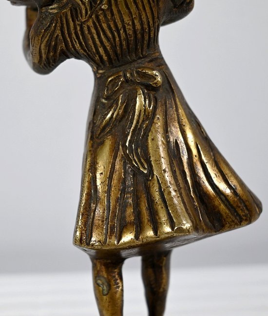 Bronzo "Il violinista" - Fine XIX secolo