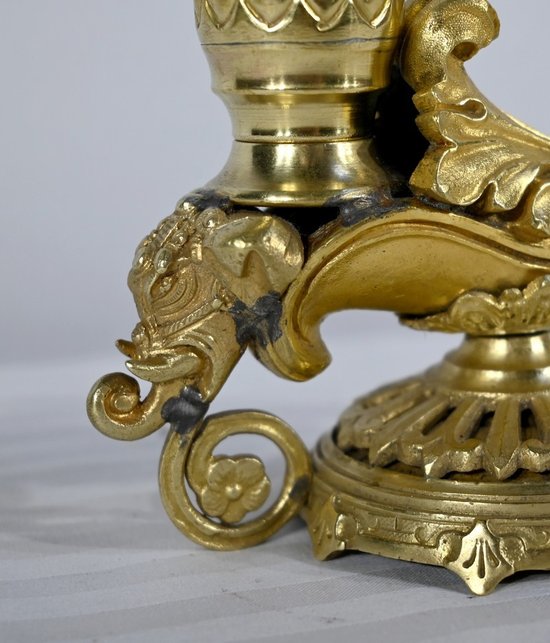 Coppia di vasi Rython in bronzo - I parte del XIX secolo