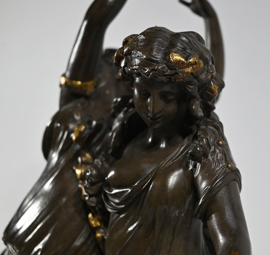 "Baccanale" in bronzo, da Clodion - 2a metà del XIX secolo