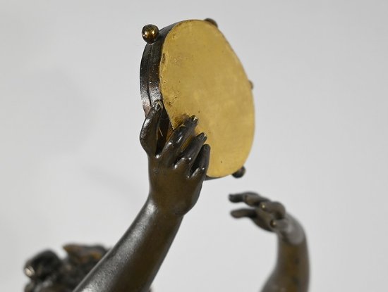 "Baccanale" in bronzo, da Clodion - 2a metà del XIX secolo