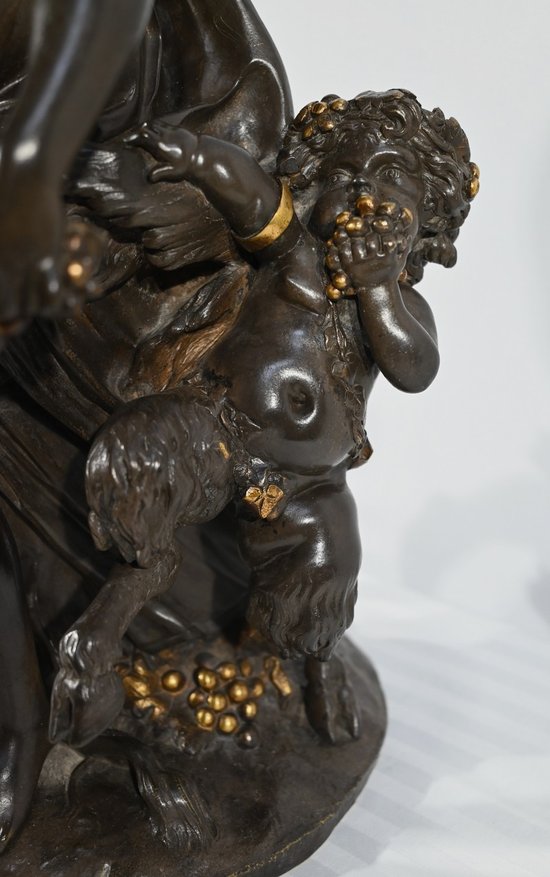 "Baccanale" in bronzo, da Clodion - 2a metà del XIX secolo
