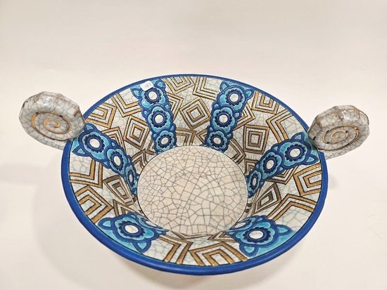 Coppa Art Deco Longwy