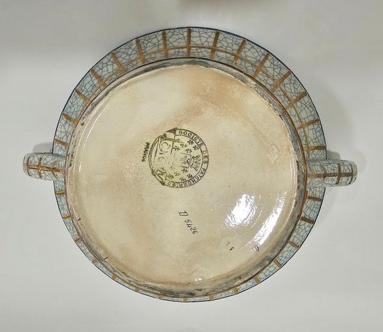 Coppa Art Deco Longwy