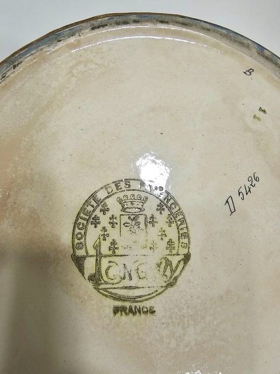 Coppa Art Deco Longwy