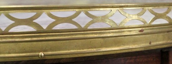 Table Bouillotte en Acajou, style Louis XVI - Début XXe