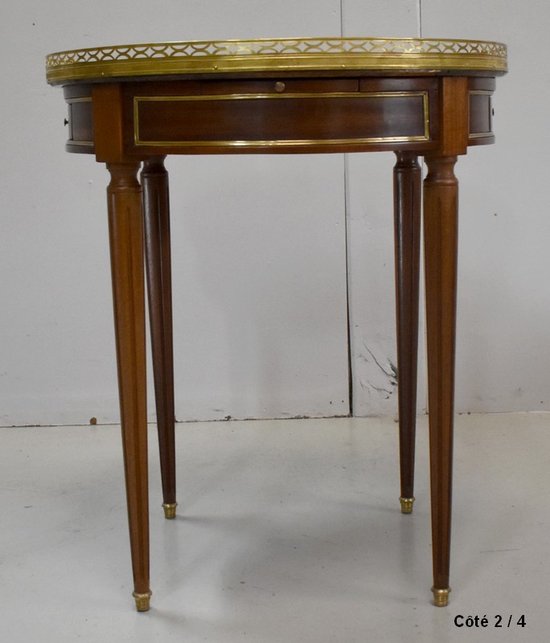 Table Bouillotte en Acajou, style Louis XVI - Début XXe